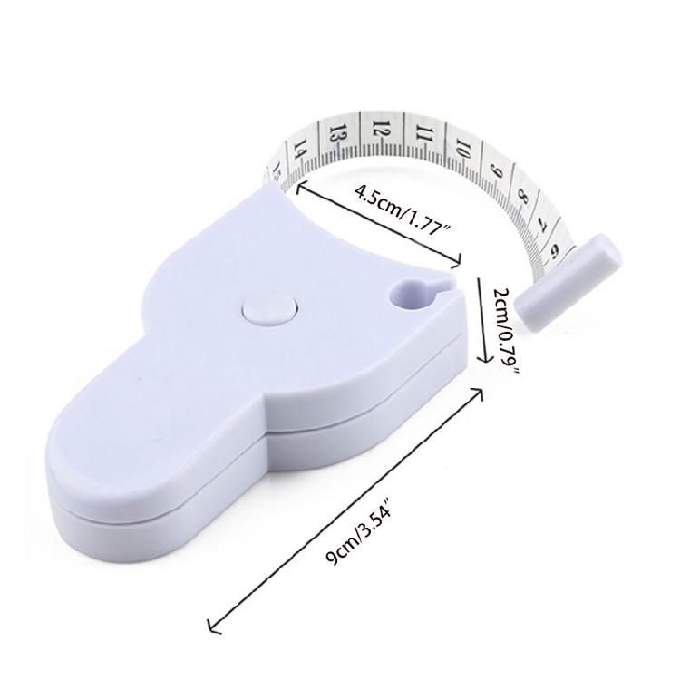 Portable Tape Measure Automatic Telescopic Self-Tightening Body Measuring Ruler