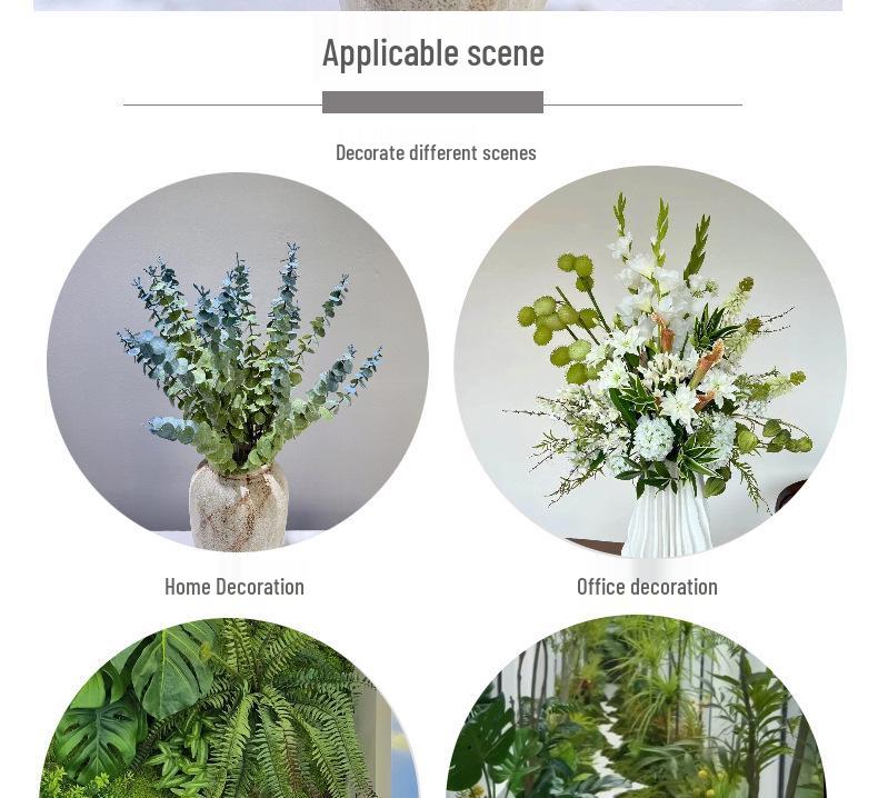 Artificial Eucalyptus Leaves for Floral Arrangements and Landscaping