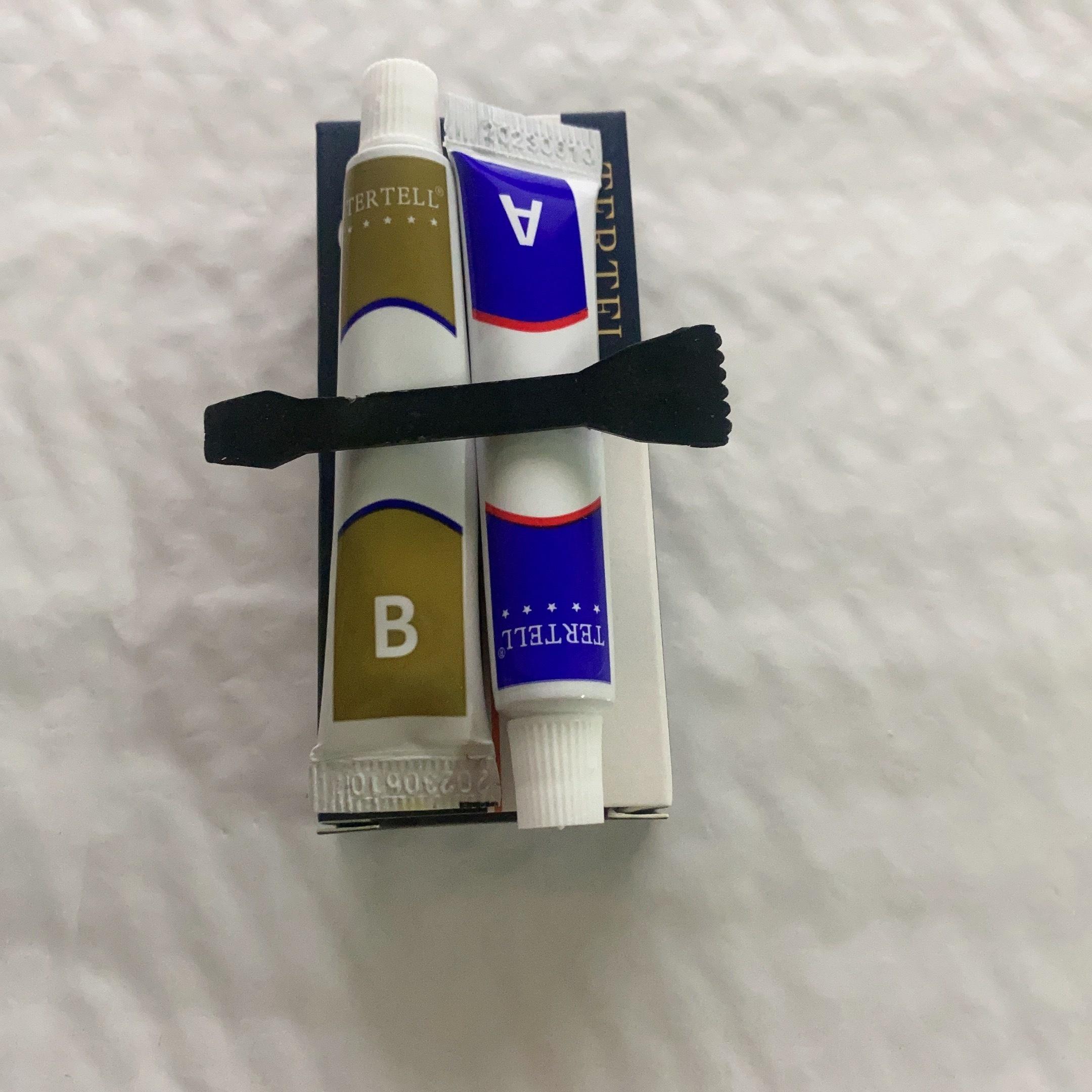 

Клей для ремонта металла A + B, железный стальной автоматический радиатор, бак для воды, защита от утечек, сварочный клей A+B 20G