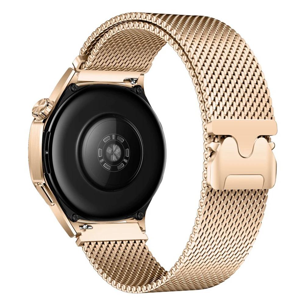 20mm nerezový řemínek pro Amazfit Active 2 Samsung Galaxy Watch 7 6 5 Milánský smyčkový řemínek pro Huawei Watch 4 Pro GT 5 4 46mm