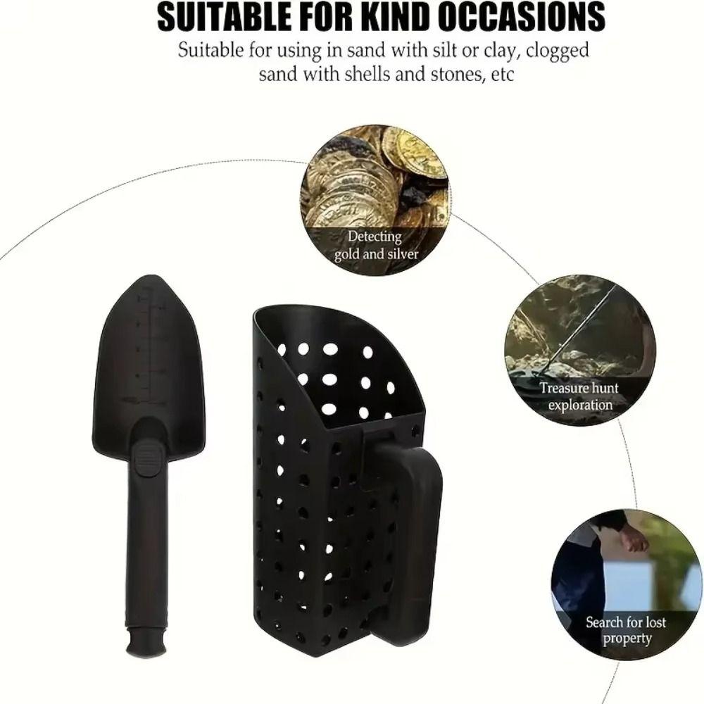 2Pcs Plastic Beach Finds Scoop Digging Tool Beach Shovel Sand Sifter  Utensils Supplies