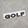 RUNTB1 VW 2026 Hot VW 3D ABS Chrome Black Logo GOLF Emblem Letters Sticker Car Rear Trunk Badge For Volkswagen Golf 4 5 6 7 MK3 MK4 MK5