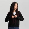 Lee Women's V-Neck Lace Pattern Long Sleeve Cardigan