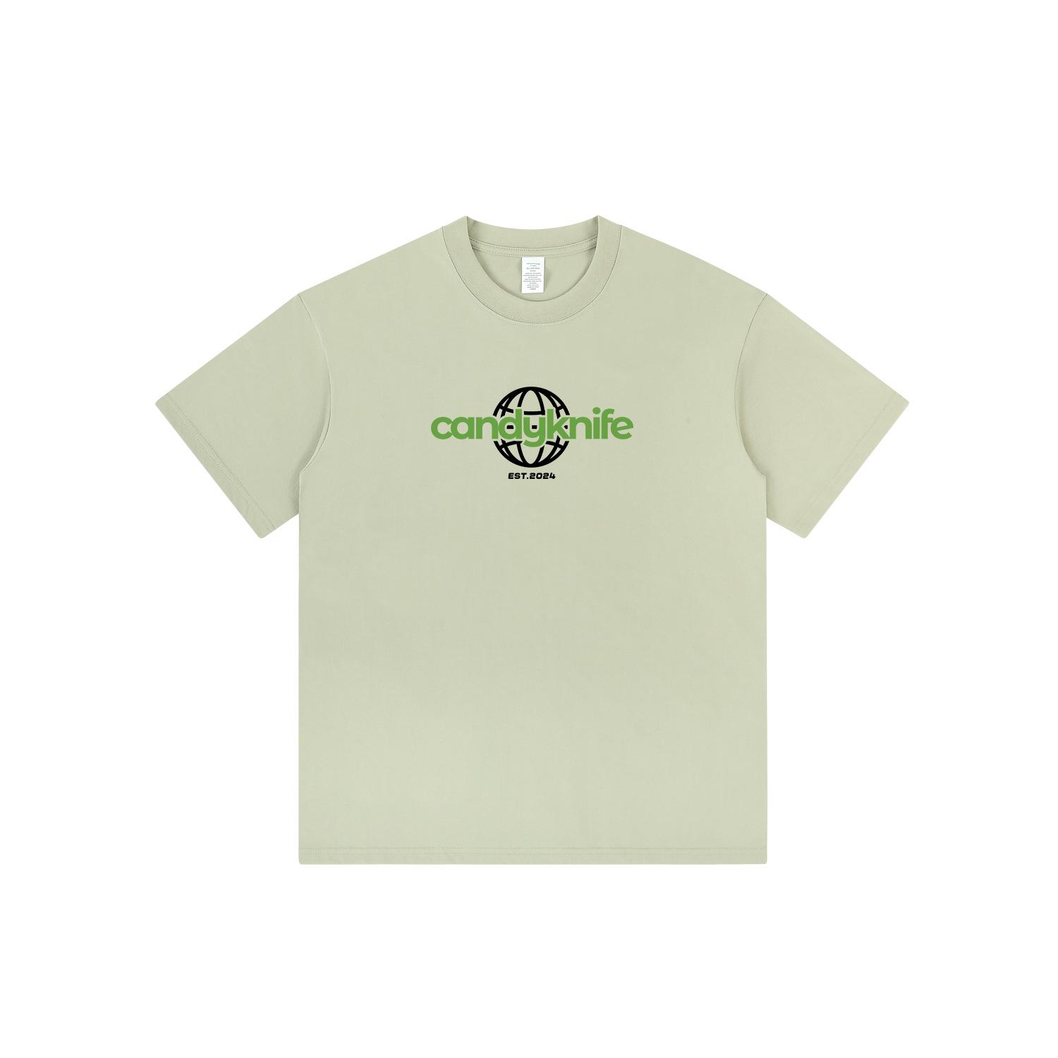 

Ретро Мужская Тяжелая Хлопковая Футболка с Круглым Вырезом и Маленьким Логотипом 2XL