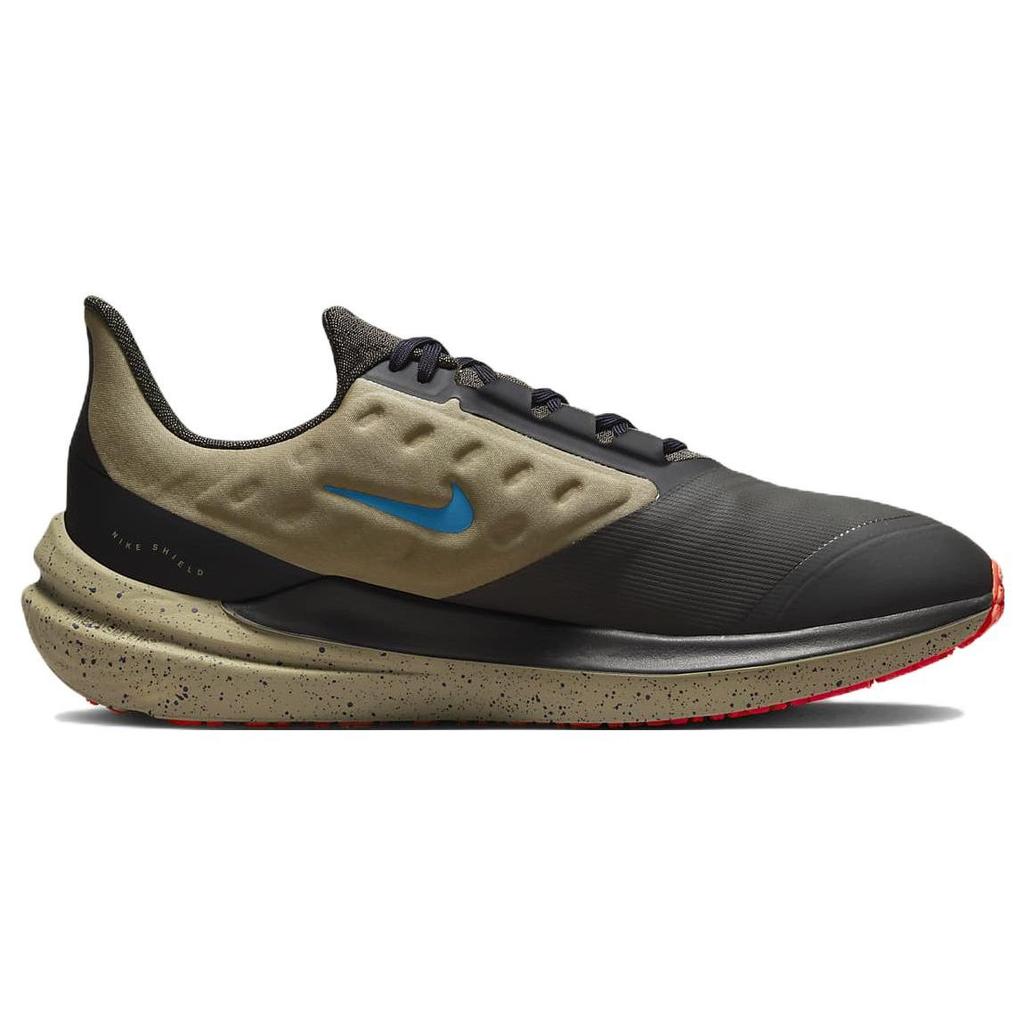 Nike Air Winflo 9 Shield Medium Ash Laser Blue Herren Sneaker Grau Khaki Schwarz DM1106-200