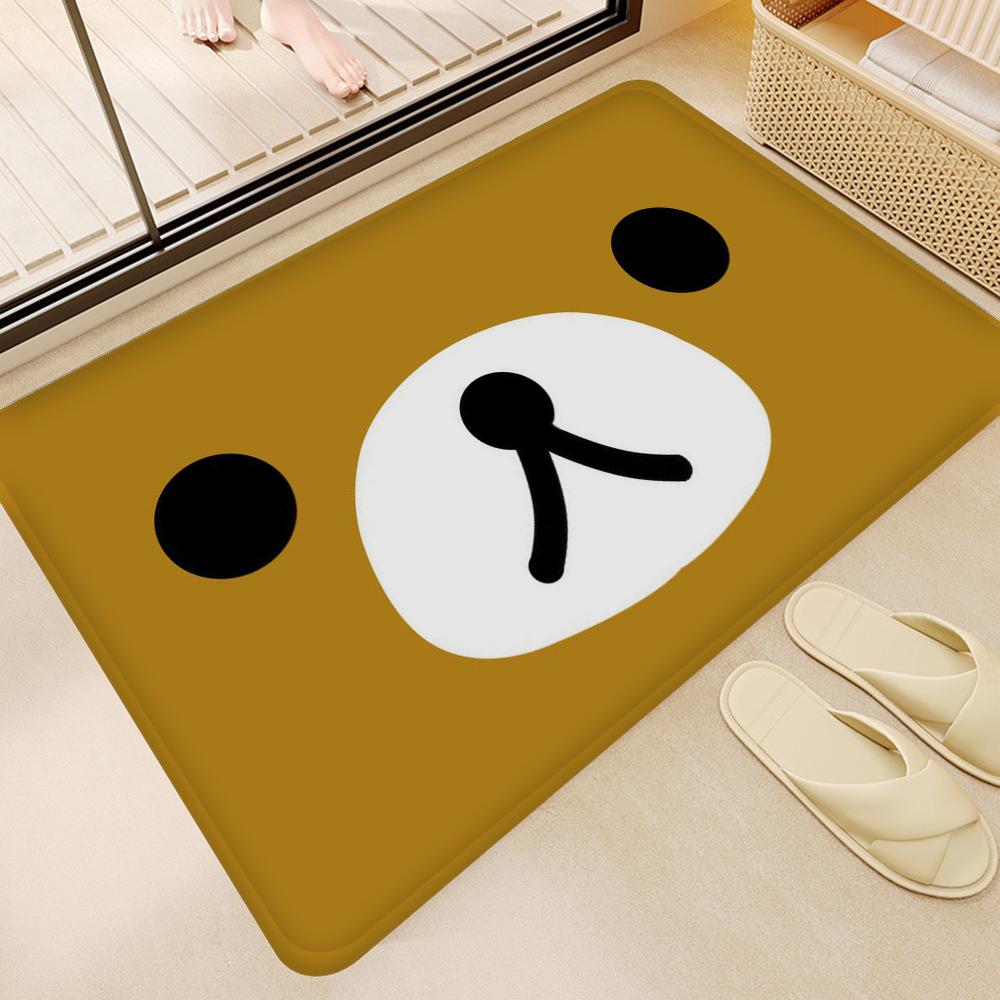 Rilakkuma Floor Mat Cheaper Anti-slip Modern Living Room Balcony Printed Bedside Mats