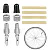Valve Stem Kit DV Alloy 2 PCS Valve Cap With Valve Core Copper Pressure Cap Valve Caps Lightweight High Pressure Valve Core Set