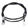 10Pcs   Thermistor Temperature Sensor Probe Round Lug Cold Pressed Terminal Connector 500mm