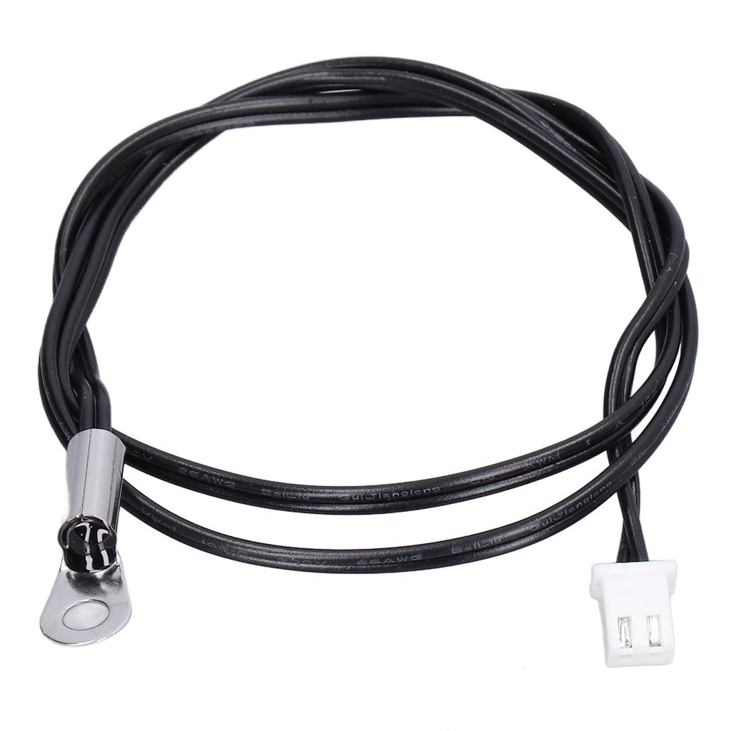 10Pcs Thermistor Temperature Sensor Probe Round Lug Cold Pressed Terminal Connector 500mm