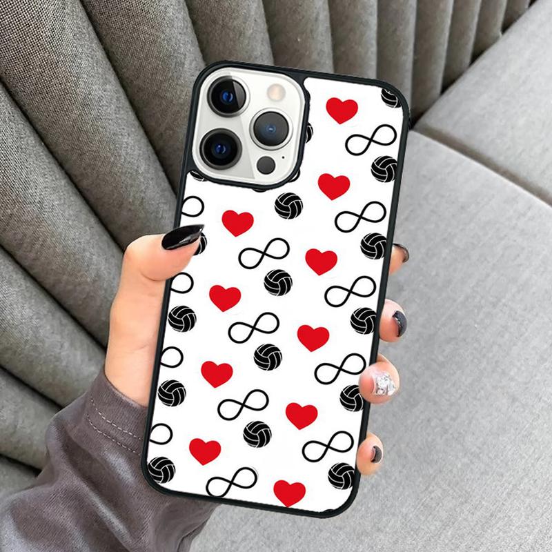 Play Volleyball Ball Phone Case For iPhone 17 Air 16 16e 15 13 14 Pro Max 11 12 Plus 2022 MAX Shell Cover coque