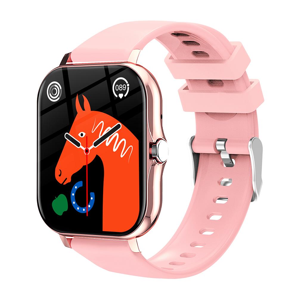 

New Smart Watch Men Women Waterproof SmartWatch Faces Bluetooth Call Health Monitor Sports Fitness Watches For Android iOS розовый