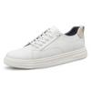 Fashion Men's Genuine Casual Shoes Handmade Leather Black Business Shoes for Men Comfort Classic White Luxury Shoes Mocasines Hombre