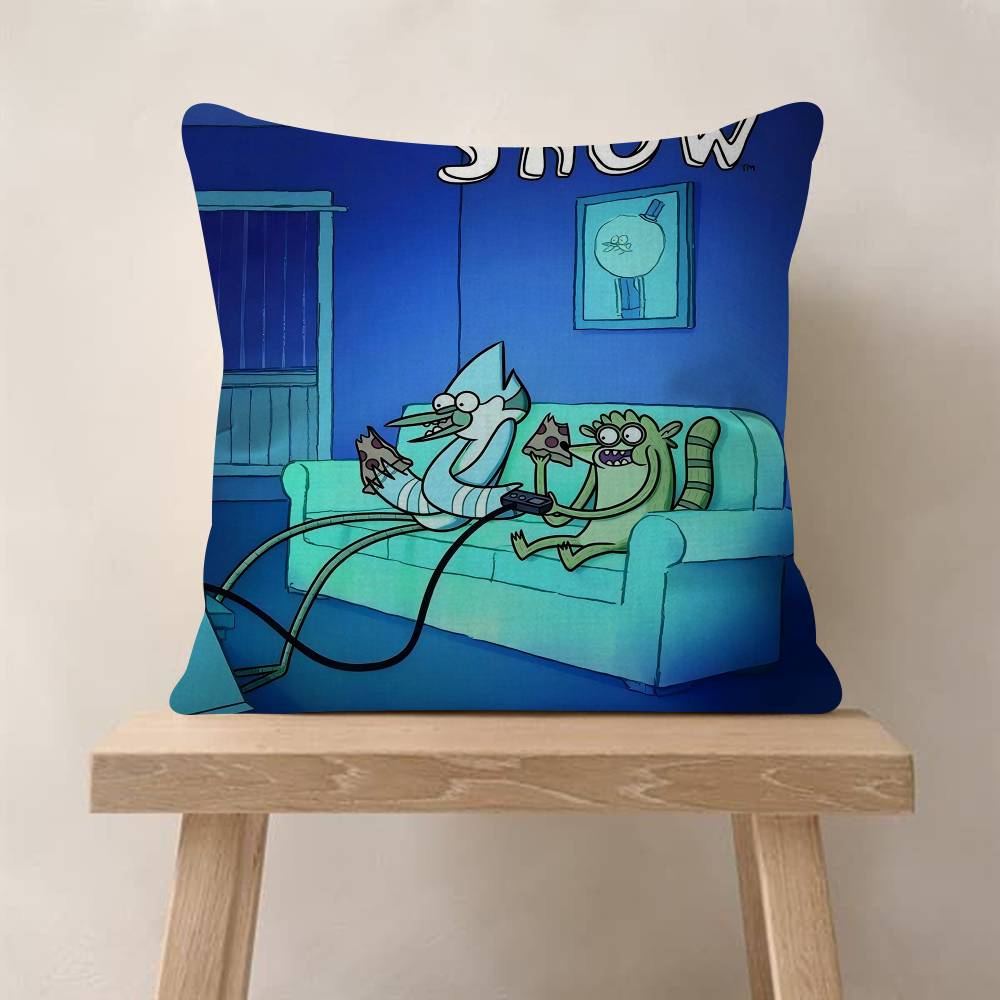 pc Regular Show Pillow Anime Pillow Sofa Bed Head Pillow Cover Cushion Cover Fashion