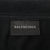 Balenciaga 612966 Unisex Logo Crew Neck T-Shirt Tops S blackUsed