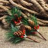 Pick Party Table Decoration Home Fake Berries Artificial Pine Pick Christmas Wreath Decor Ornaments