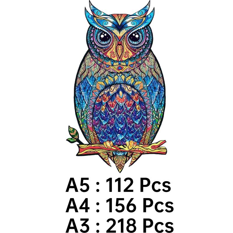 

Форма Животное Пазлы Деревянные Детали Коллекция Взрослые Дети Развивающая Игрушка Owl,A5