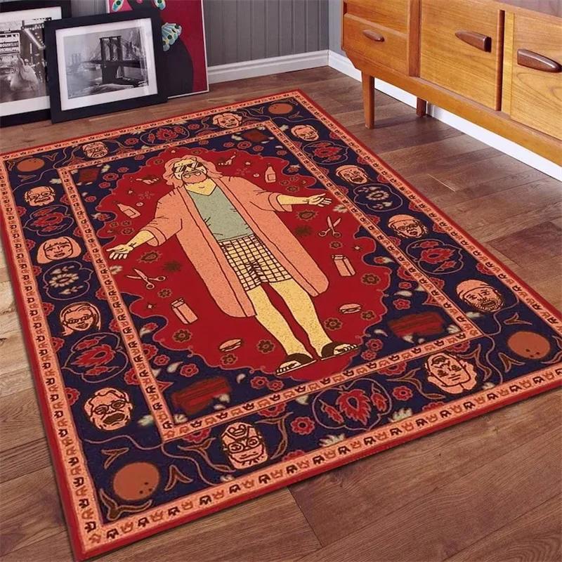 

Lebowski Rug Dude Rug Famous Rug Mid Century Rug Popular Rug Salon Rug Decoration Custom Rug Floor Rug Area Rug Modern Rug 40x60cm