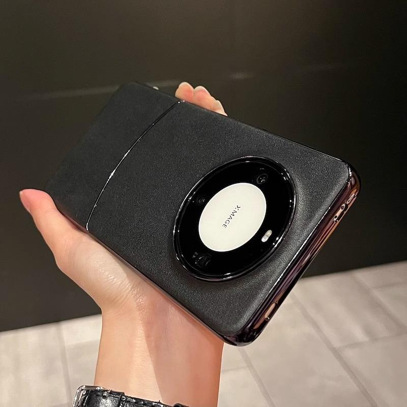 

New Leather Pattern Electroplating Suitable for Huawei Mate60Pro Mobile Phone Case Anti Fall Luxury Creative Mate70 Protection Case Huawei Mate 40 Pro