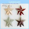 Christmas Tree Star Decor With Plastic Material For Holiday Scene Display And Window Decoration