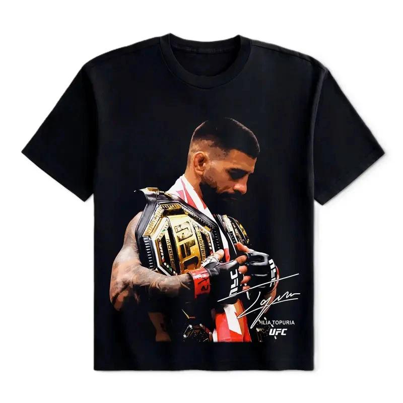 Ilia Topuria UFC Fighters Tee, UFC Fighters T Shirt, Graphic T-Shirt XXXXL
