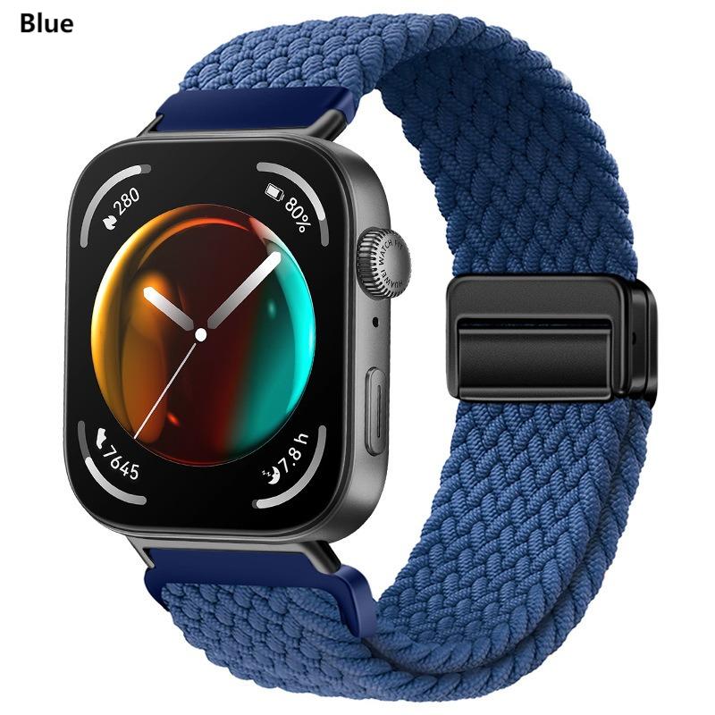 Nylonvevd rem for Huawei Watch Fit 4 4Pro Klokkearmbånd Erstatning for Huawei Watch Fit 4Pro Fit 4 3 Sport Klokkereim Bånd