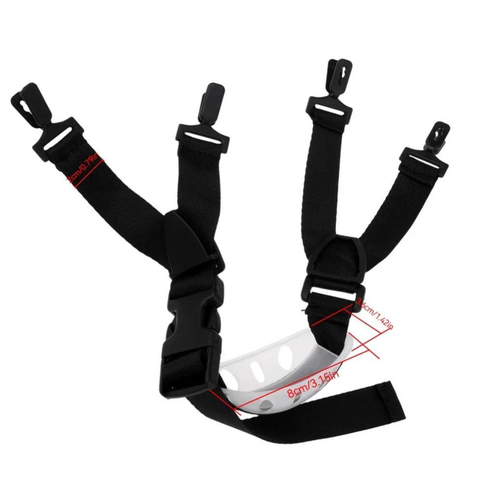 Wear-resistant Helmet Buckle Quick Release Helmet Chin Strap Hard Hats Chin Strap  with Chin Cup