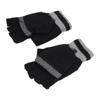 1 Pair USB Heated Knitting Gloves Half and Full Finger Double Sided Heating Winter USB Thermal Gloves for Typewriting 5V