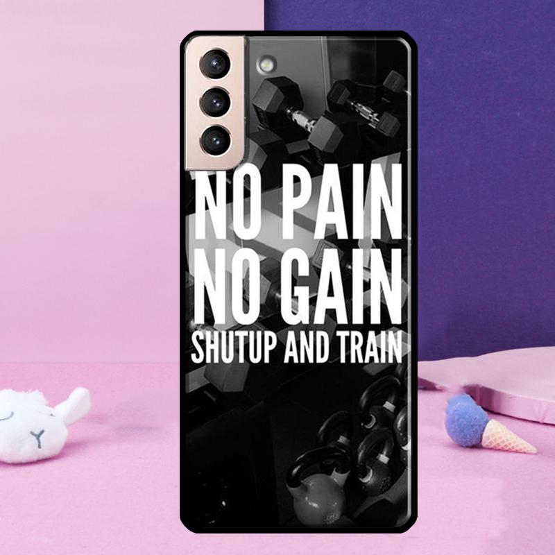Workout Motivation Fitness Gym Quotes Phone Case For Samsung Galaxy S25 Ultra S24 Ultra S9 S10 S20 S21 S22 Plus S23 S24 FE Cover