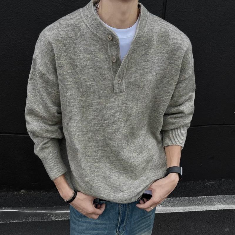 Autumn and Winter New Men's American Sweater Knitted Jacket