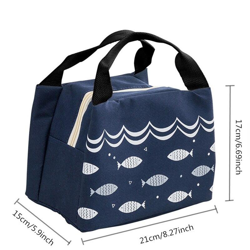Cartoon Children's Lunch Bag Thermal Insulation Aluminum Film High Quality Waterproof Oxford Cloth Portable Lunch Bags Tote New