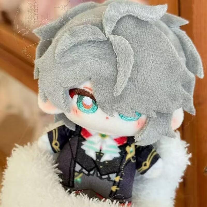 Genshin Impact Cosplay Alhaitham Plush Doll 10Cm Cartoon Print Alhaitham Pendant Stuffed Toys Collect Doll Friend Gift