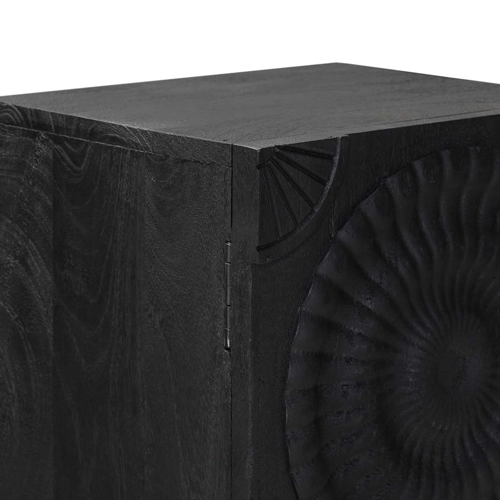 Highboard Black 35 x 30 x 120 cm
