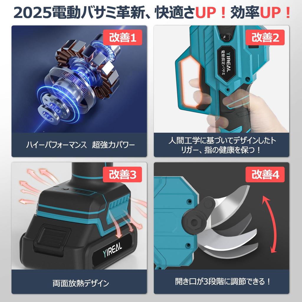 Improved 18V Cordless Rechargeable Electric Pruning Shears with a 42mm Cutting 3 Adjustable Opening Angle Makita 18V High PSE Display Shows Cuts and