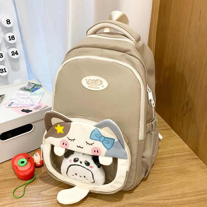 Children's Schoolbag, Primary School Students and Girls Are Cute and High-value Cats, Kindergarten Small Backpacks, Fashionable Backpacks.