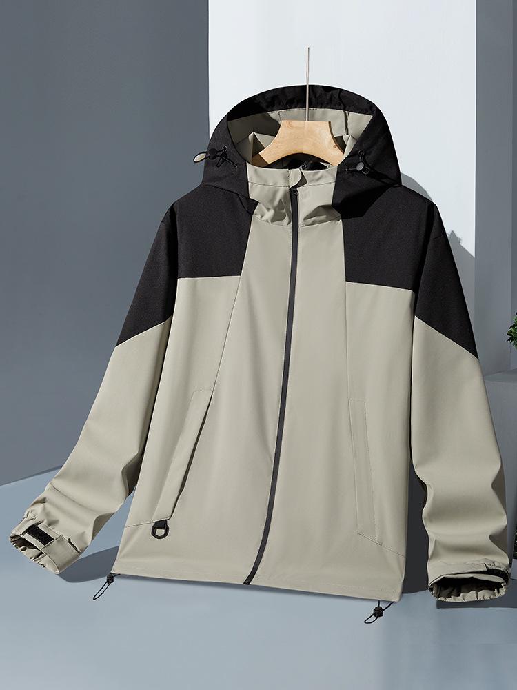 Jaqueta Softshell Corta-vento Masculina 2024 para Primavera e Outono - Top para Atividades ao Ar Livre e Montanhismo