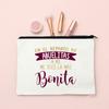 My Grandmother Is The Most Beautiful Print Makeup Bag Baby Announcement Cosmetic Bags Pregnancy Reveal Toiletry Bag for Grandma