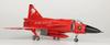 Platz/Italeri 1/48 Scale Swedish Air Force AJS37 Viggen Redviggen 10th Wing Disbandment Commemorative Paint Plastic Model TPA-21 Molded Color