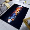 Various Sizes 7 Planetary Creative Pattern for Carpet Living Room Bedroom Bedside Floor Mat Home Decor Sofa Room Area Rug