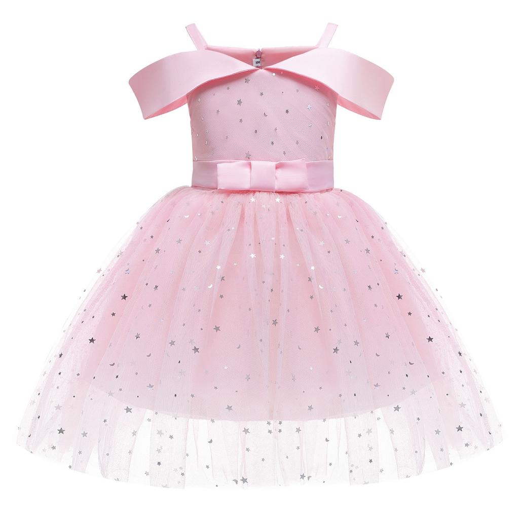Baby Girl Frozen Elsa Princess 100% Polyester 3-8Y Dress