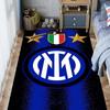 Tappeto con Stemma Inter Milan Stampa Artistica Adatto a Tutte le Stagioni Arte Moda Decorazione per Dormitorio
