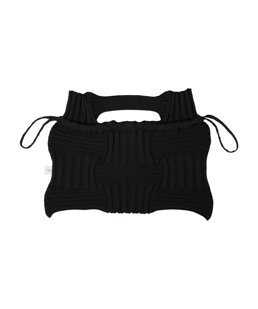 Pleatsmama Big Bow Bag Black