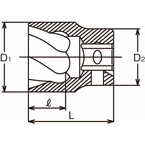 Yamashita Industrial Research Institute Koken 3/8 (9.5mm) Square Nut Twister, 9mm, 3127-9