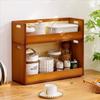 Large Capacity Desktop Storage Rack Stackable Countertop Rack New Dining Table Rack  Desktop Use