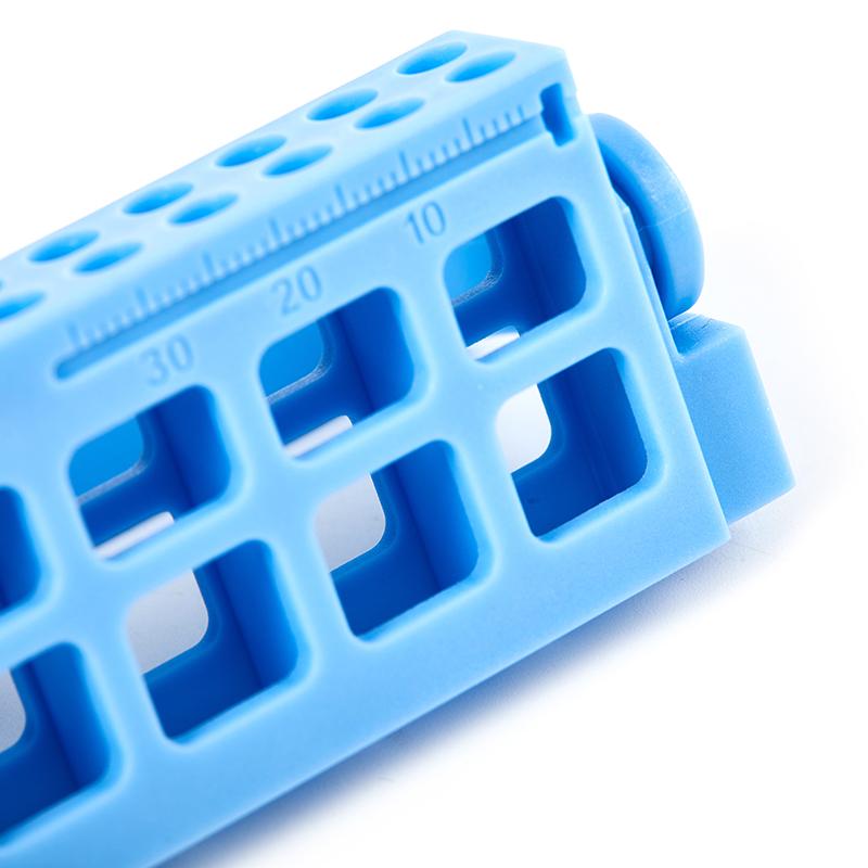 Dental Endo Files Holder 8/16 Holes 3 Colos Endo Stand Endo Tray For Endodontic Files Organizer Endo Box