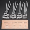 3pcs/SET Professional DIY Leather Punching Die, Manual Hole Punch for Leather Handcrafting, Multi-Round Punching Die Tool Set