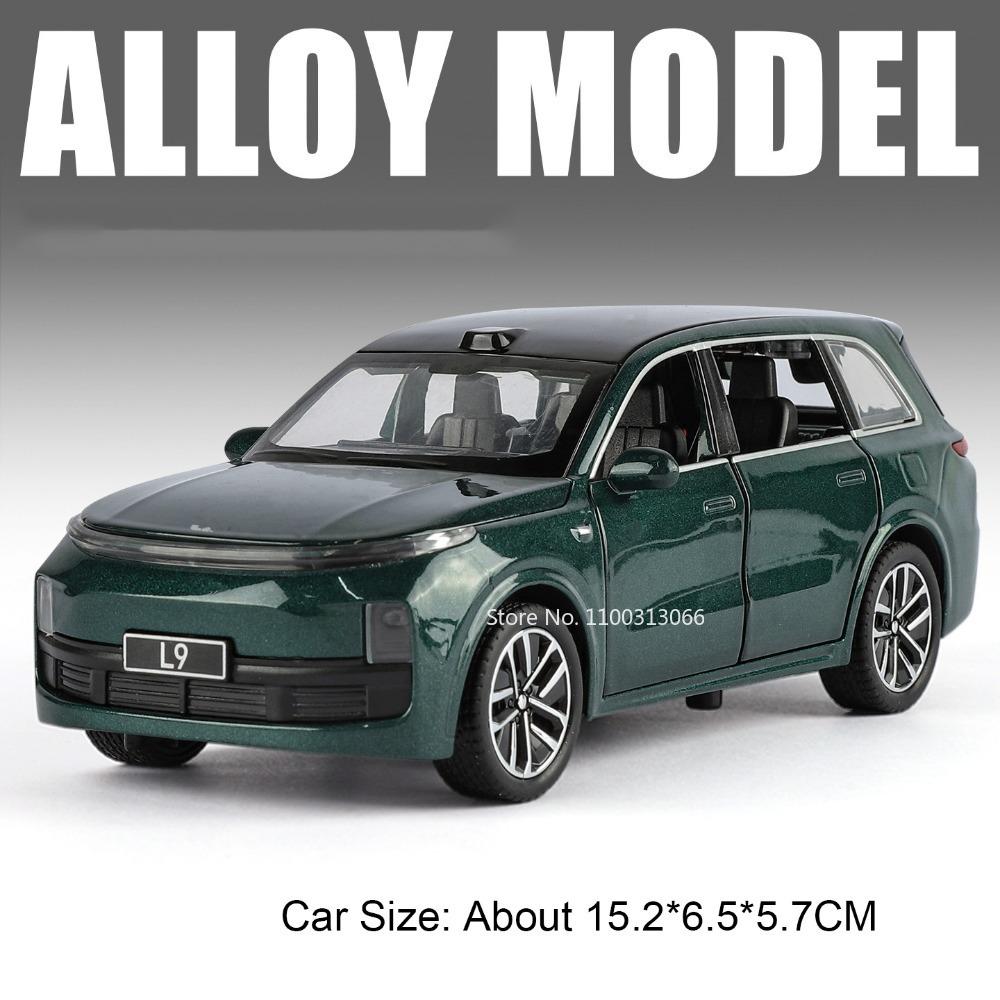 1:32 HONGQI H9 Leading Ideal L9 Toy Models Cars Alloy Light Sound Miniature Vehicles 6 Doors Opened Car Boys Educational Toys