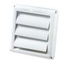 4-Inch Exterior Wall Vent with Movable Shutter for Air Conditioning