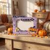 Holiday Table Decorations Halloween Wooden Photo Frame, Double Layer Wood Tabletop Picture Holder, Decorative Desktop Frames Creative Display