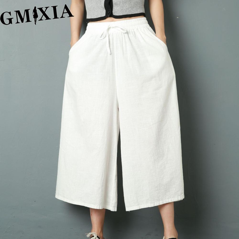 

GMXIA Women s Fashion Casual Solid Color Print Pants & Capris Trousers XXL