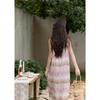 Gradient Pink Striped Camisole Maxi Dress